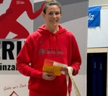 Vanessa Wilkins wird dritte Frau bei der Winterlaufserie in Rheinzabern